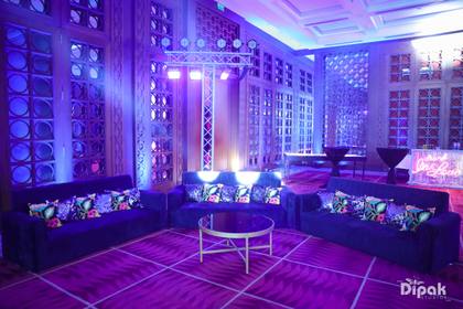 Lounge and Signage — After Party decor — Alila Diwa Goa
